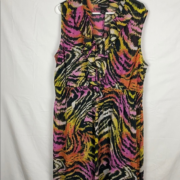 animal print dress size 20